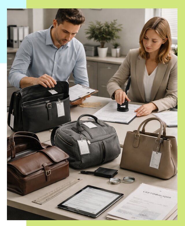 Сертификация сумок в Саянске от 7631 руб. | Алешин-Сск