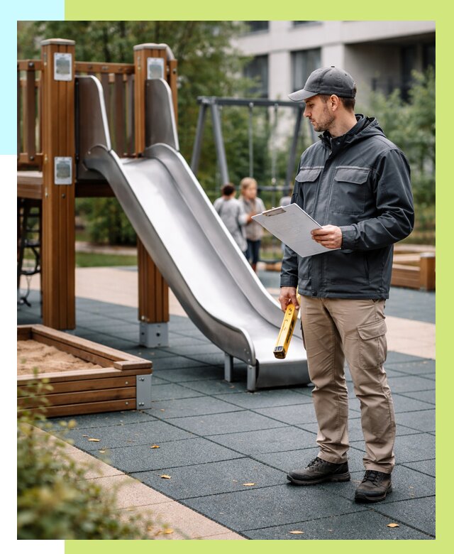 Сертификация детских площадок в Саянске от 25435 р. | Алешин-Сск