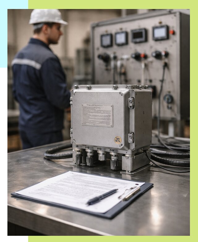 Сертификация взрывозащищенного оборудования в Саянске от 35609 р. | Алешин-Сск