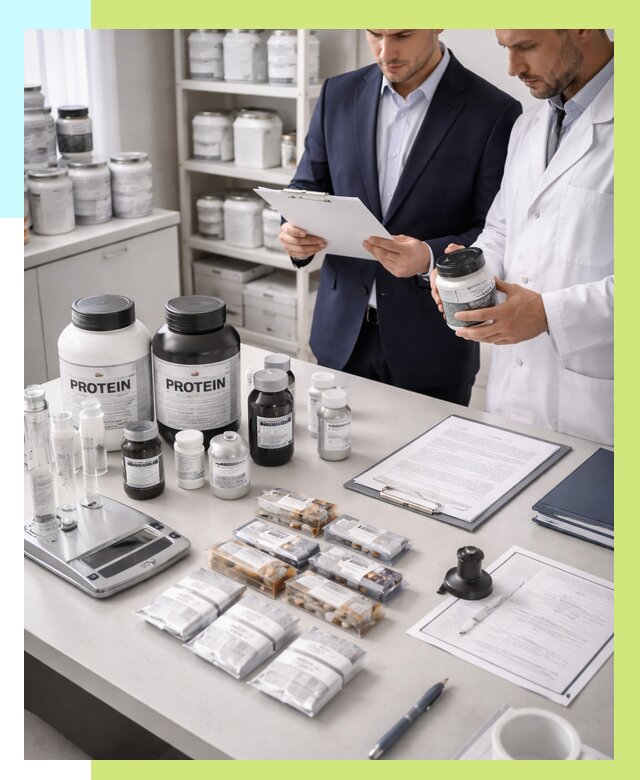 Сертификация спортивного питания в Саянске от 15261 р., Алешин-Сск