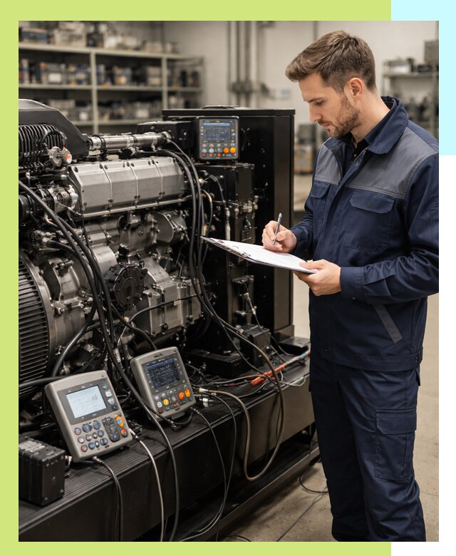 Сертификация дизельных генераторов и их оборудования в Саянске