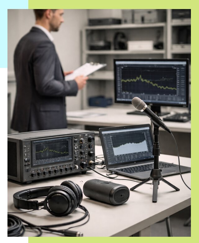 Сертификация аудиотехники в Саянске от 15261 р., Алешин-Сск