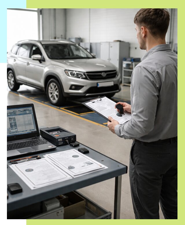 Сертификация транспортных средств в Саянске от 12209 р. | Алешин-Сск