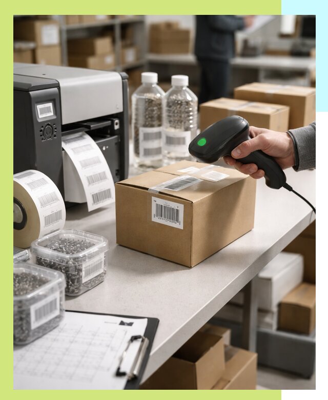 Штрихкодирование продукции и маркировка для продажи в Саянске