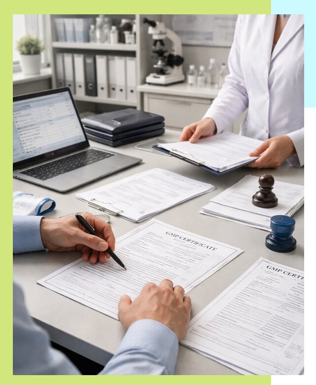 Оформление сертификата GMP в Саянске для фармпроизводства