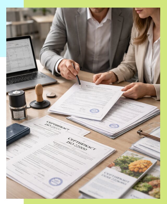 Сертификат ISO 22000 в Саянске от 40696 р. под ключ | Алешин-Сск
