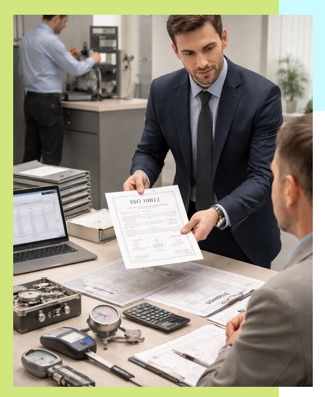 Выдача сертификата ISO 10012 по требованиям метрологии в Саянске