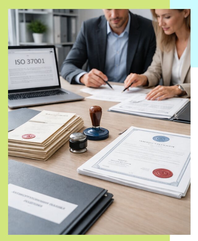 Получение сертификата ISO 37001 по системе борьбы с коррупцией в Саянске